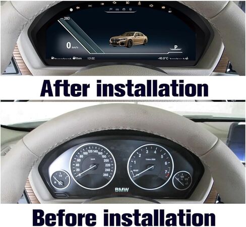 12.3 بوصة متوافق مع BMW F30 F31 GT-F34 F32 F33 F36 2013-2020 لوحة القيادة الرقمية عداد السرعة لوحة العدادات العنقودية in Kuwait