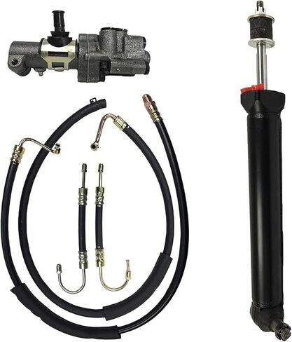 PS1A-PSV2-PSHKIT5 Power Steering Cylinder Valve & Hoses Kit Fits for Bel Air for Impala 1960-1964 V8 4.6L 5.3L 5.7L Direct in Kuwait