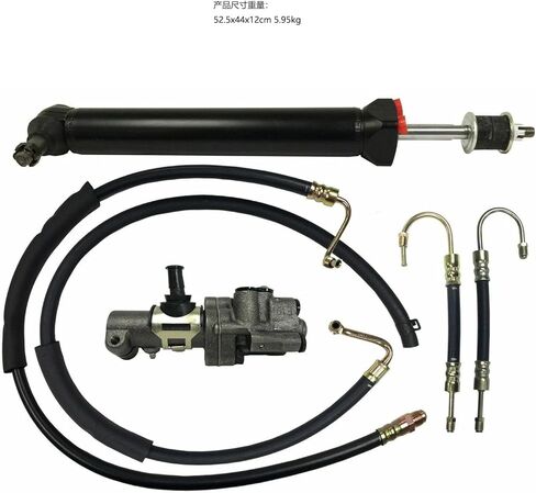 PS1A-PSV2-PSHKIT5 Power Steering Cylinder Valve & Hoses Kit Fits for Bel Air for Impala 1960-1964 V8 4.6L 5.3L 5.7L Direct in Kuwait