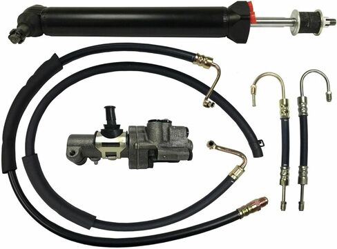 PS1A-PSV2-PSHKIT5 Power Steering Cylinder Valve & Hoses Kit Fits for Bel Air for Impala 1960-1964 V8 4.6L 5.3L 5.7L Direct in Kuwait