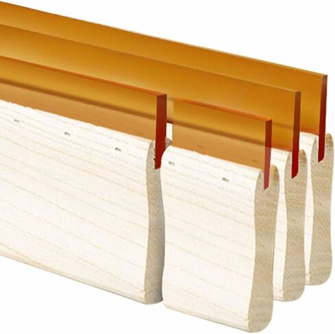 KiBcsLic Screen Printing Squeegee,Nonslip Handle Studio Shop Professional Scrape 75 Durometer for Screenprinting, 10cmx3.5cmx0.7cm in Kuwait