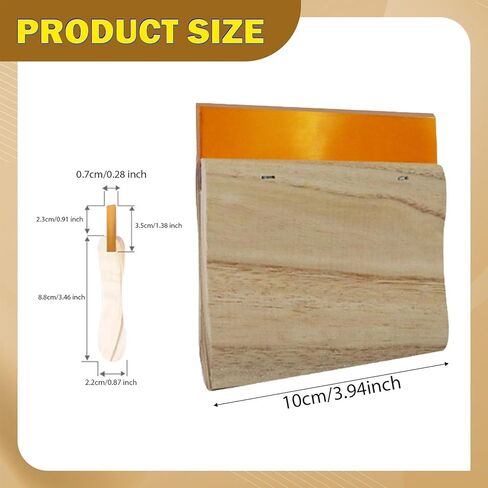 KiBcsLic Screen Printing Squeegee,Nonslip Handle Studio Shop Professional Scrape 75 Durometer for Screenprinting, 10cmx3.5cmx0.7cm in Kuwait