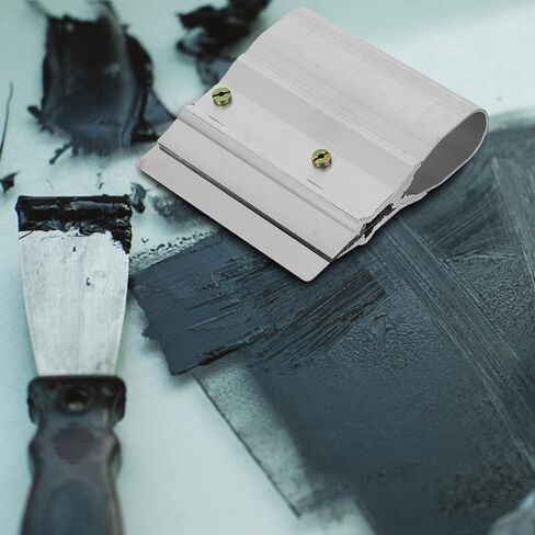 Cabilock Metal Screen Printing Squeegee Stainless Steel Ink Scraper 10Cm for Professional Printing Accessory Artists and Craftsmen in Kuwait