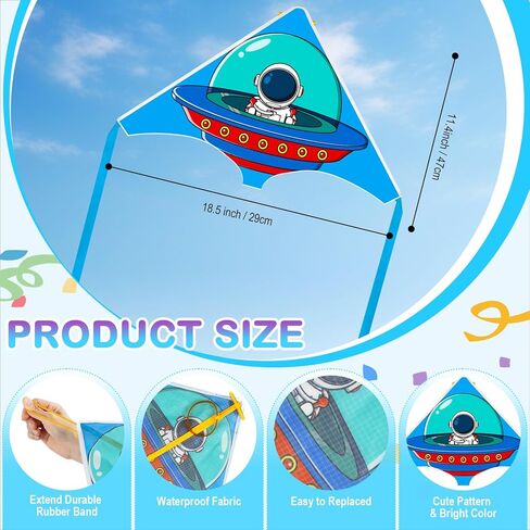 12 Pack Mini Kites for Kids, Slingshot Kites Finger Kite for Kids Thumb Launching Catapult Kite Birthday Party Favors for Boys Girls Teens Beach Park Backyard Outdoor Sports Flying Toys in Kuwait
