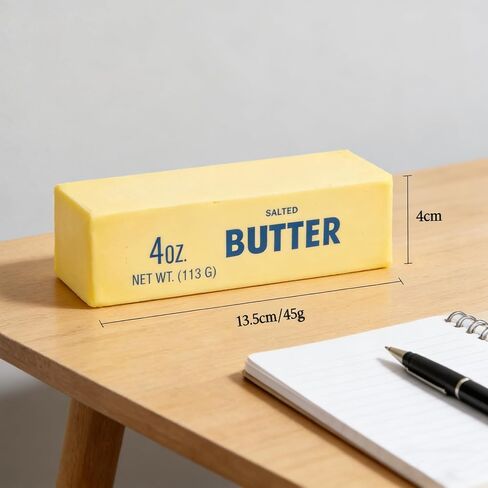 Butter Squishy New Squeeze Ball Realistic Butter Stick Soft Squeeze Super Soft Butter Stress Relief Fidget Gifts in Kuwait