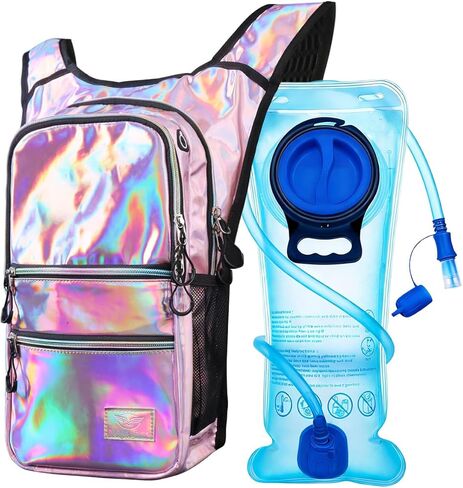 Hydration Backpack Pack, Water Backpack 20L Capacities Included 2L Hydration Bladder, Festival Essential - Rave Hydration Pack Hydropack Hydro for Hiking, Running, Biking, Festival Gear in Saudi Arabia