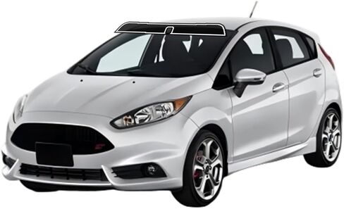 طبقة تظليل نافذة مسبقة القطع لسيارة Ford Fiesta Hatch 2011-2019 من جميع الجوانب + الزجاج الأمامي الخلفي 25% VLT 2Ply مضاد للكسر، كتلة من الأشعة فوق البنفسجية، حماية الخصوصية، سهل التركيب، لا حاجة للتشذيب، تقليل الحرارة والوهج in Kuwait