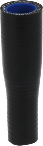 X AUTOHAUX 100 مم الطول 11-19 مم 0.43 بوصة - 0.75 بوصة القطر الداخلي المستقيم المخفض من السيليكون أنبوب المبرد الداخلي لأنابيب سحب المبرد الداخلي للسيارة باللون الأسود in Kuwait