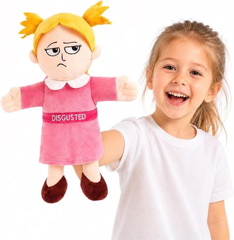 Soft Plush Feeling Hand Puppets for Kids & Toddlers - Social Emotional Learning & Development Toy, Sensory Play Puppets & Classroom Activities, Toddler Emotions Toy - Sad Design in Kuwait