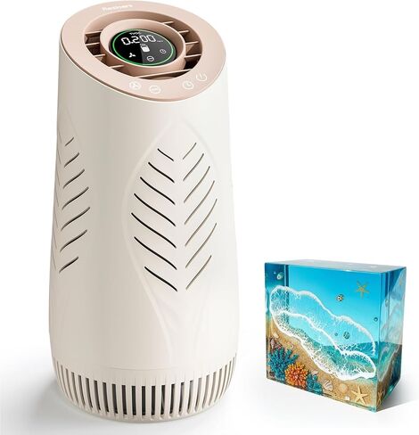 Resiners Purair Lite Resin Air Purifier, Air Purifier for Epoxy Resin with H13 True HEPA Filter, TVOC Display, Air Filtration System for Epoxy Casting, Crafting Essentials in Kuwait