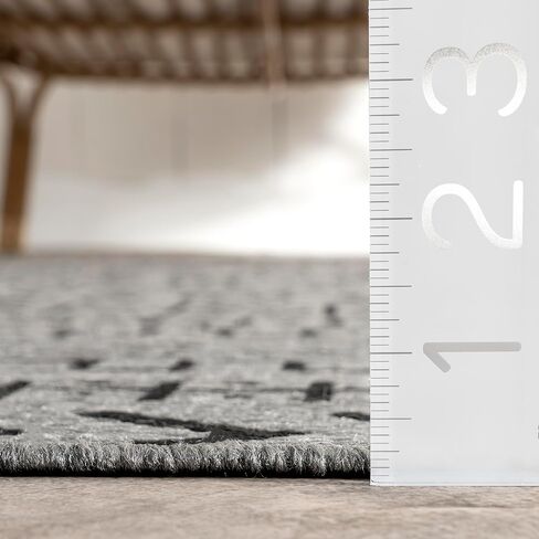 سجادة NuLOOM Jamie Accent للأماكن الخارجية، 3x5، بني in Saudi Arabia