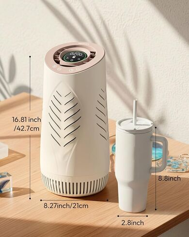 Resiners Purair Lite Resin Air Purifier, Air Purifier for Epoxy Resin with H13 True HEPA Filter, TVOC Display, Air Filtration System for Epoxy Casting, Crafting Essentials in Kuwait