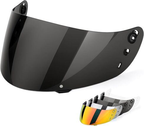 ICON IC04 Helmet Face Shield for ICON IC04 Airframe Pro/Airmada/Airform Visor ICON IC04 UV Protection Motorcycle Helmet (Chrome Silver) in Kuwait