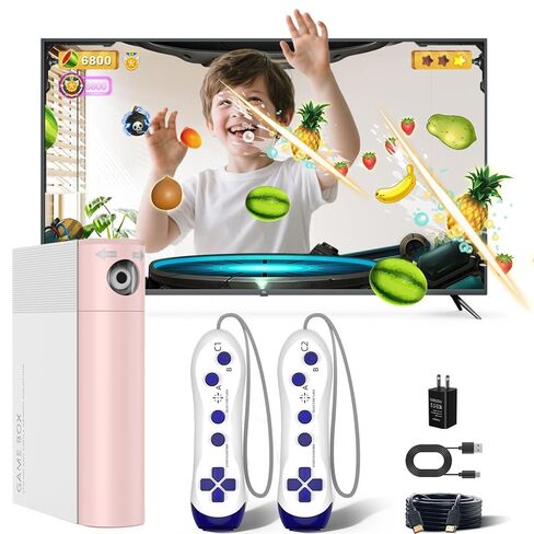 MetFut AR Motion Gaming Console for Kids: Learning & Active Play Game System for Enhanced Logic & Coordination & Fitness. Video Game System with Adjustable Camera. (Navy Blue) in Saudi Arabia