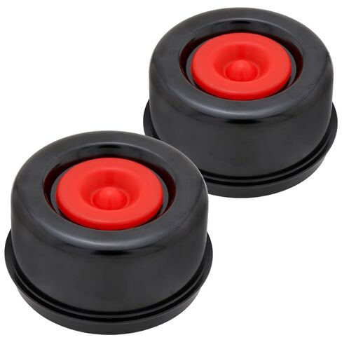 [2-Pack] Trailer Axle Wheel Hub and Bearing Dust Cap 2.720" with Rubber Plug, Replacement E-Z Lube Caps 7000 to 8000 lbs Trailer Axle in Kuwait