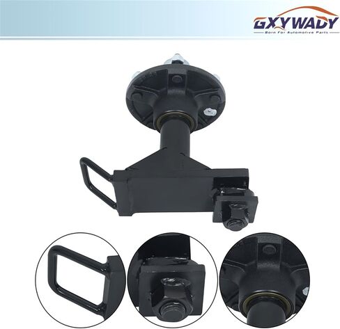 GXYWADY 2 قطعة 5 × 5.5 عجلات حاوية شحن ومجموعة مغزل مثبتة بمسمار مع مقبض مع غطاء غبار مطاطي in Kuwait