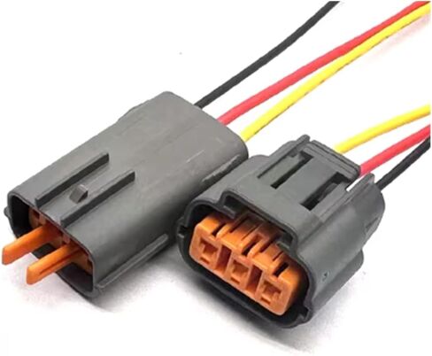 3 Pin Car Engine High Voltage Coil Connector Auto Southeast Swift Ignition Coil Wire Harness Applicable to 6195-0009 6195-0012(Ivory,5 Sets) in Kuwait