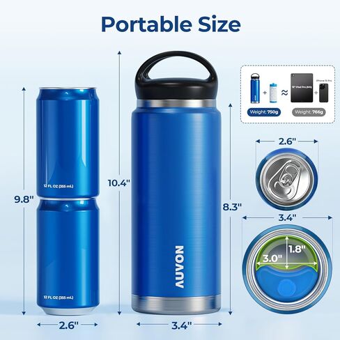 AUVON Insulin Pen Cooler Travel Case for 3-6 Pens with Medical Tag, TSA Approved Medicine Travel Cooler with Portable Handle, Diabetic Insulin Cooler with Gel Ice Pack and Anti-freezing Drawstring Bag in Saudi Arabia