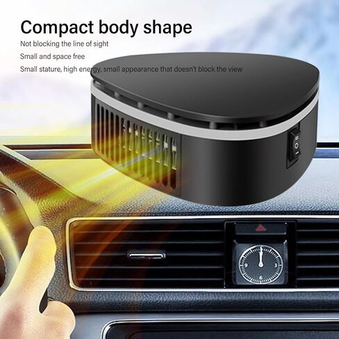 12V Car Heater Portable Car Heater Defroster Windshield Defogger Defroster for Quick Heating Defrosting Defogging (Base Model) in Kuwait