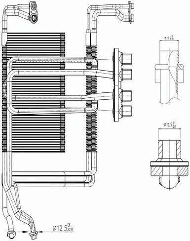 Rareelectrical A/C Evaporator Core Compatible With Bmw X3 M Competition Sport Utility X4 M40i Z4 Sdrive20i M Sport 2019-2025 By 64119382867 Ev 9409374Pfc in Kuwait