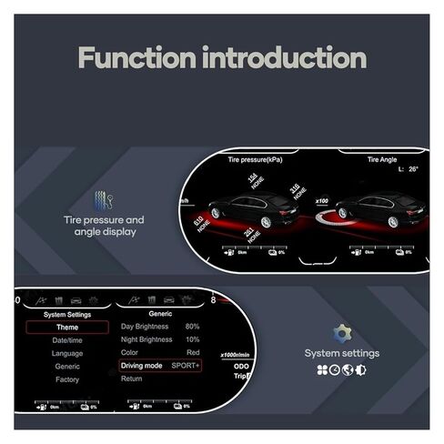 لوحة قيادة LCD أوتوماتيكية 12.3 بوصة متوافقة مع BMW 7 Series E65 E66 2004-2008 شاشة عرض الأدوات الرقمية العنقودية Snelheidsmeter in Kuwait