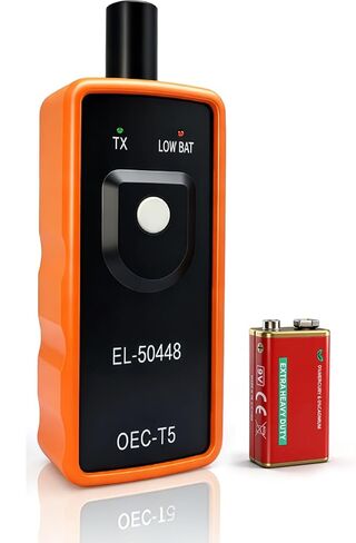 أداة إعادة ضبط TPMS لأداة إعادة ضبط مستشعر الإطارات GM، EL-50448 وOEC-T5، تفعيل نظام مراقبة الإطارات تلقائيًا، أداة تنشيط TPMS، متوافقة مع مركبات سلسلة GM، مع بطارية (2003-2026) in Kuwait