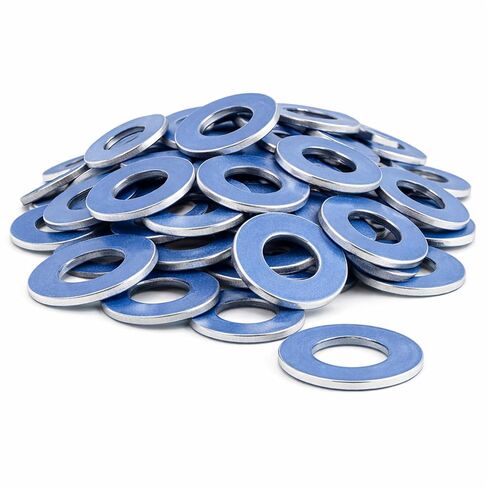 100PCS Aluminum Oil Drain Plug Gaskets Compatible with Toyota Lexus Scion Crush Washer Seals, Replaces 9043012031 in Kuwait