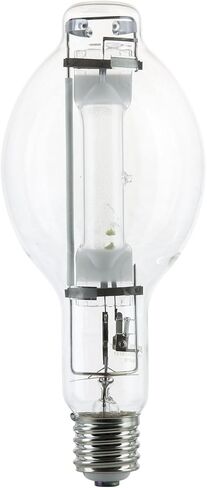 Sunlite 03680-SU MH1000/U/BT37 M47 مصباح هاليد معدني، 1000 واط، قاعدة موغول (E39)، BT37، عمر 12,000 ساعة، 110,000 لومن، لمسة نهائية شفافة، 4000 كلفن in Saudi Arabia
