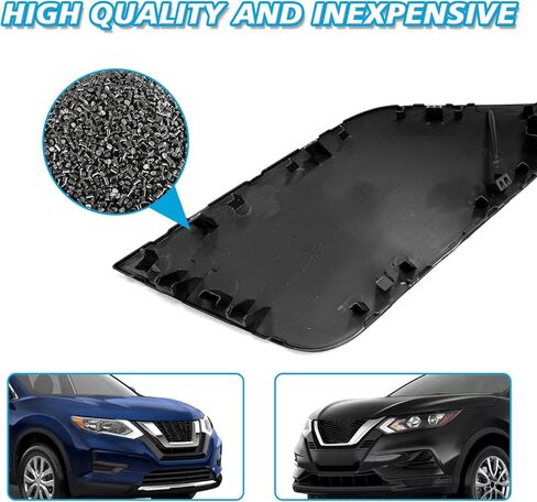 غطاء خطاف سحب المصد الأمامي 622A0-6FL0H بديل متوافق مع Nissan Rogue CVT AWD FWD Rogue Hybrid 2017 2018 2019 2020 غطاء خطاف سحب المصد الأمامي استبدال 622A0-6FV0A in Kuwait