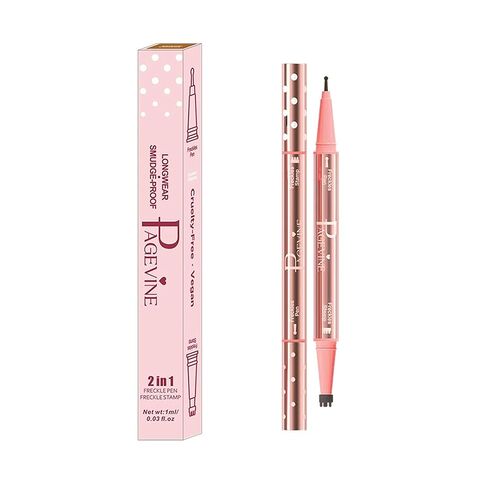 2-in-1 Freckle Stamp & Dotting Pen, Water-Resistant Natural Freckle Maker, Buildable Sheer Tint for Face, Precision Tip for Realistic Freckles & Beauty Marks (02HAZELNUTFROSTED) in Kuwait