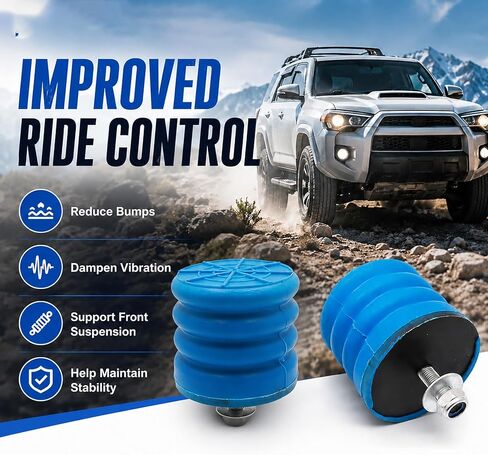 SecosAutoparts 2PCS Air Helper Springs متوافق مع Toyota Tacomaz Tuindra Pickup FJ Cruiser 100 4Runner 1975-2025 مناسب لكزس LX470 GX460 GX470 1998-2021، استبدل SSF-604-40 in Kuwait