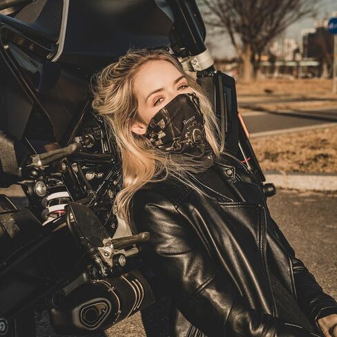 Motorcycle Face Mask – Boxer R Design, Breathable Tube Scarf for Riding, Outdoor Sports in Kuwait