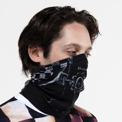Motorcycle Face Mask – Boxer R Design, Breathable Tube Scarf for Riding, Outdoor Sports in Kuwait