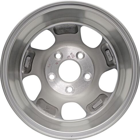 New 15x7 15-Inch Machined Silver Aluminum Alloy Wheel Rim Fits Chevrolet S-10 Blazer Fits GMC Jimmy S15 Sonoma 2WD 1998-2005 ALY05063U10N in Kuwait