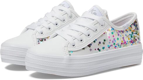 حذاء رياضي Keds Girl's Triple Up-Glitter Under Glas (الطفل الكبير الصغير). in Saudi Arabia