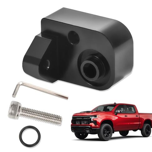 مجموعة فاصل مستشعر مدخل الهواء بدرجة حرارة MAP لـ 2017-2024 Chevy Silverado 2500HD 3500HD، GMC Sierra 2500HD 3500HD 6.6L ديزل أسود in Kuwait