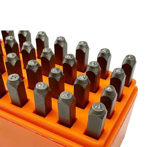 36Pcs 1/16" (1.5mm) Metal Stamping Kit, Alloy Steel Letter and Number Punch Set (A-Z, 0-9, &) with Case for Jewelry Making, Leather & Wood (1/16" (1.5mm)) in Kuwait