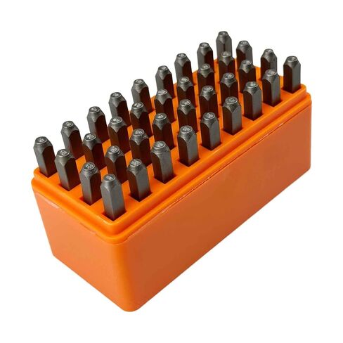 36Pcs 1/16" (1.5mm) Metal Stamping Kit, Alloy Steel Letter and Number Punch Set (A-Z, 0-9, &) with Case for Jewelry Making, Leather & Wood (1/16" (1.5mm)) in Kuwait