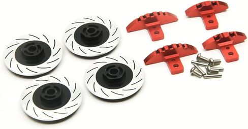 for 3Racing for Sakura D4 for AWD RWD 1/10 Aluminum Alloy Wheel Rim Brake Disc Box 12mm Hex Adapter RC Drift for Racing Car Parts RC Car Toys Parts(Black) in Kuwait