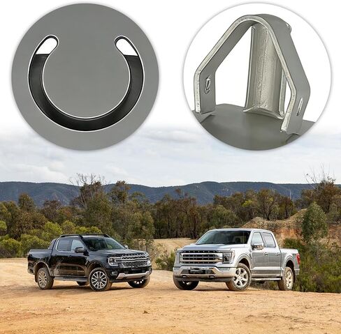 مشبك لوحة انزلاقية ومجموعة أدوات تثبيت لسيارة Ford F-150 2011-2022، مثبت مسمار لوحة ناقل الحركة الأمامي، استبدال مباشر لـ OEM W715288-S439، فولاذ عالي التحمل مضاد للصدأ، 4 قطع in Kuwait