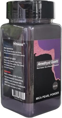 VITARIE Metallic Copper Mica Pigment Powder, 3.5 OZ/100 Grams Mica Powder for Soap Making, Resin Pigment Powder for Epoxy Resin, Slime, Bath Bomb, DIY Crafting Projects (Metallic Copper) in Kuwait