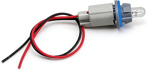 مقبس ضوء لوحة الترخيص الخلفي مع سلك ضفيرة ومصابيح متوافق مع Ford F150/F250 2004-2021 Escape Expedition Explorer Ranger Focus Fiesta Fusion Transit استبدال # F81Z-13411-AA 1U2Z-14S411-BEA in Kuwait