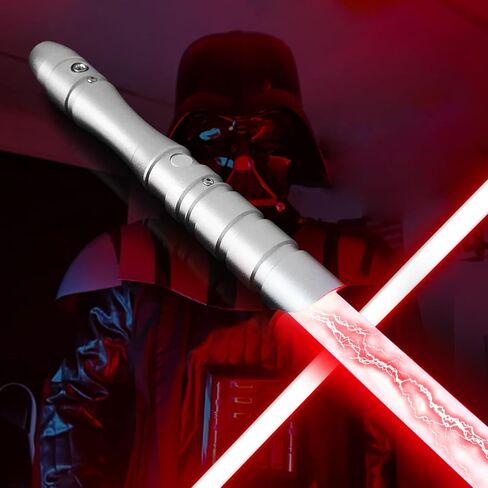 Dueling Lightsaber,Detachable Metal Hilt,Light Saber with Full Size 38.2 Inch,4 Modes,Loud Sound,FOC,Blaster,Swing,Birthday Gift for Adults,Kids,Teens(Sith-Red) in Kuwait