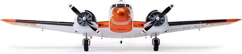 E-flite RC طائرة Beechcraft D18/RC-45J 1.5m BNF Basic (جهاز الإرسال والبطارية والشاحن غير متضمن) مع AS3X+ وآمنة، EFL-3726 in Kuwait