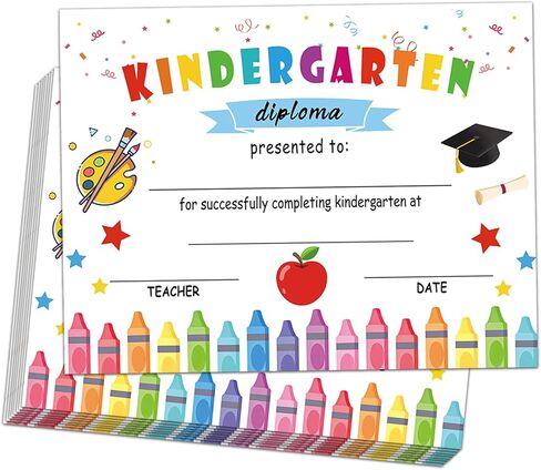 دبلوم التخرج من PRE-K، 30 قطعة شهادة التخرج لمرحلة ما قبل المدرسة 2026 شهادة نهاية العام الدراسي لرياض الأطفال للطلاب والأطفال والفصول الدراسية وهدايا نهاية العام الدراسي ومستلزمات التخرج in Kuwait