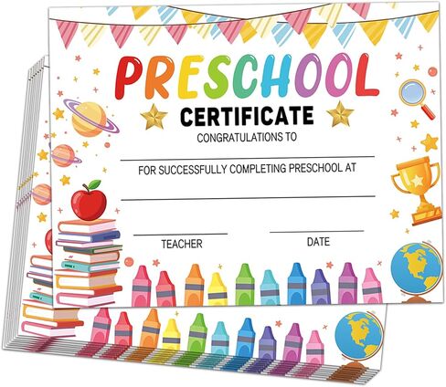 دبلوم التخرج من PRE-K، 30 قطعة شهادة التخرج لمرحلة ما قبل المدرسة 2026 شهادة نهاية العام الدراسي لرياض الأطفال للطلاب والأطفال والفصول الدراسية وهدايا نهاية العام الدراسي ومستلزمات التخرج in Kuwait