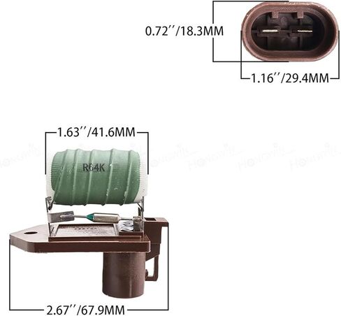 68283932AA Radiator Fan Blower Motor Resistor in Kuwait