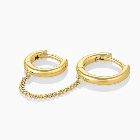 Gorjana Women's Lou Double Huggie in Saudi Arabia