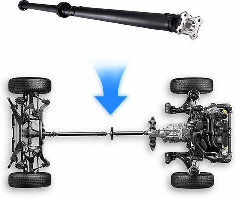 Rear Drive shaft Assembly Propeller Shaft Compatible with Nissan Rogue 2008-2015 L4 2.5L AWD 4WD,Replace# 37000JM100,37000JM10A,37000JM13A,37000JM14A in Kuwait