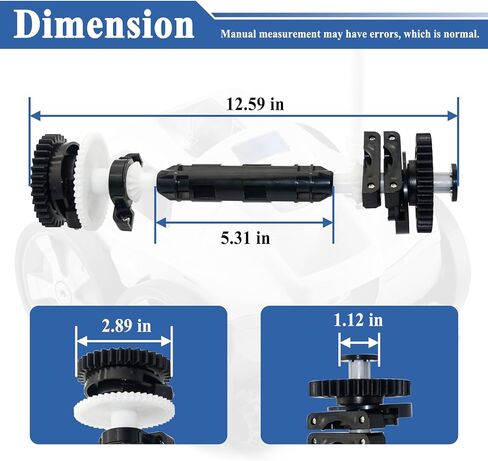 Upgraded R0837500 Drive Shaft Assembly Installation Kit with Driver, Premium Quality Replacement Fits P40 Sport in Kuwait